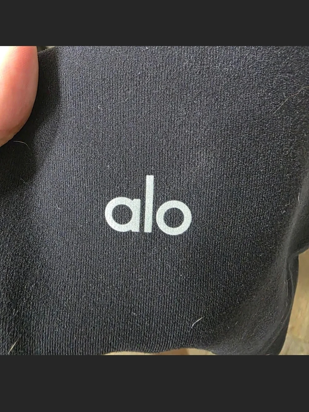 ALO Yoga Black Flare Wide-Leg Yoga Jeans